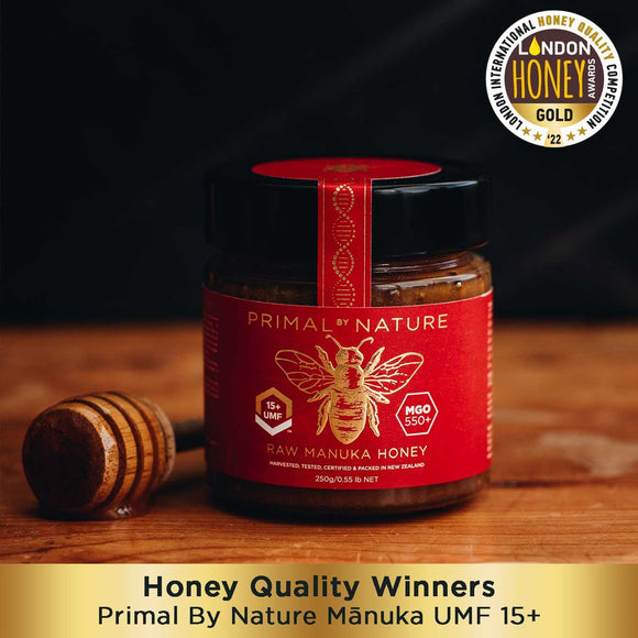 Primal by Nature Wins Multiple Awards at 2022 London Honey Awards